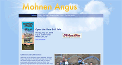 Desktop Screenshot of mohnenangus.com